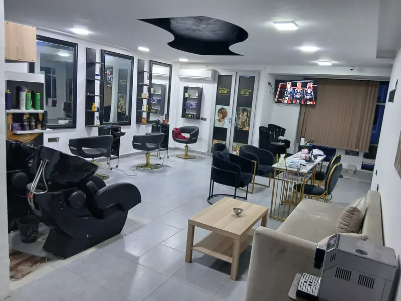 Espace coiffure du Salon Star Marrakech